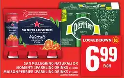 Food Basics SAN PELLEGRINO NATURALI OR MOMENTI SPARKLING DRINKS OR MAISON PERRIER SPARKLING DRINKS offer