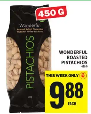 Food Basics WONDERFUL ROASTED PISTACHIOS offer