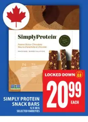 Food Basics SIMPLY PROTEIN SNACK BARS offer