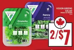 Food Basics VISION GREENS SALAD offer