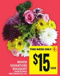 Food Basics MIXED SIGNATURE BOUQUET offer