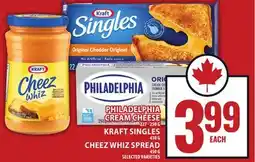 Food Basics PHILADELPHIA CREAM CHEESE OR KRAFT SINGLES offer