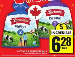 Food Basics LACTANTIA PURFILTRE MILK offer