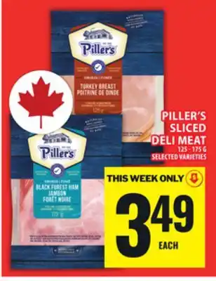 Food Basics PILLER'S SLICED DELI MEAT offer