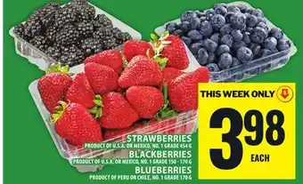 Food Basics STRAWBERRIES OR BLACKBERRIES OR BLUEBERRIES offer