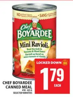 Food Basics CHEF BOYARDEE CANNED MEAL offer