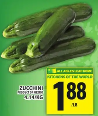 Food Basics ZUCCHINI offer