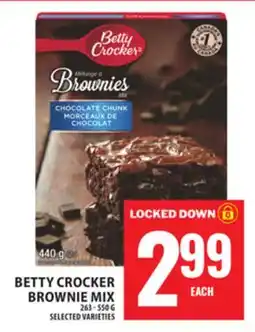 Food Basics BETTY CROCKER BROWNIE MIX offer