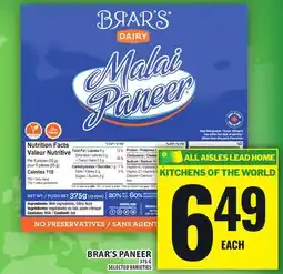 Food Basics BRAR'S PANEER offer