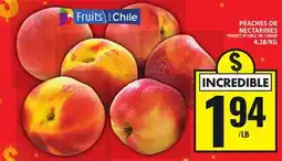 Food Basics PEACHES OR NECTARINES offer