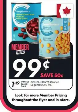 Sobeys Canned Legumes offer