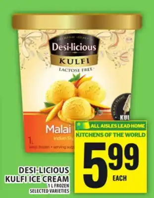 Food Basics DESI-LICIOUS KULFI ICE CREAM offer