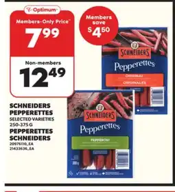 Independent Grocer SCHNEIDERS PEPPERETTES, 250-375 G offer