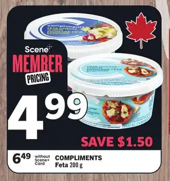 Foodland COMPLIMENTS Feta offer