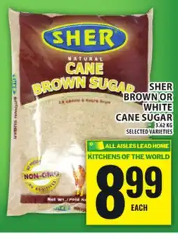 Food Basics SHER BROWN OR WHITE CANE SUGAR offer