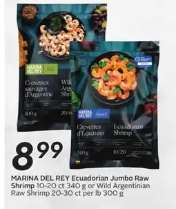 Sobeys Ecuadorian Jumbo Raw Shrimp offer