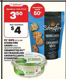 Independent Grocer PC DIPS 227 G OR STONE FIRE CRISPS 170 G offer