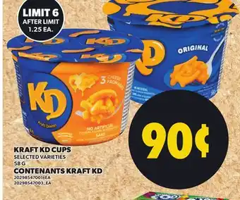 Independent Grocer KRAFT KD CUPS, 58 G offer