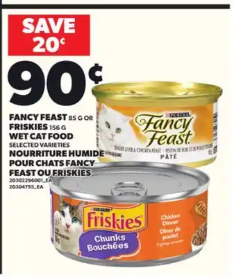 Independent Grocer FANCY FEAST, 85 G OR FRISKIES, 156 G WET CAT FOOD offer