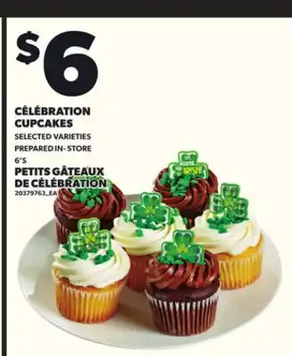 Independent Grocer CÉLÉBRATION CUPCAKES, 6'S offer