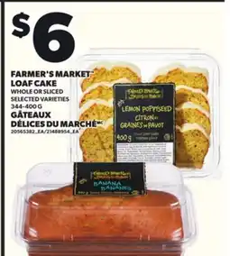 Independent Grocer FARMER'S MARKET LOAF CAKE, 344-400 G offer