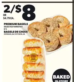 Independent Grocer PREMIUM BAGELS, 6'S offer