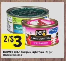 Foodland CLOVER LEAF Skipjack Light Tuna offer