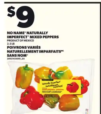 Independent Grocer NO NAME NATURALLY IMPERFECT MIXED PEPPERS, 2.5 LB offer