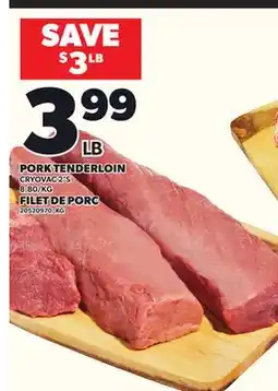 Independent Grocer PORK TENDERLOIN, 2'S offer