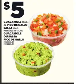 Independent Grocer GUACAMOLE 300 G OR PICO DE GALLO SALSA 200 G offer