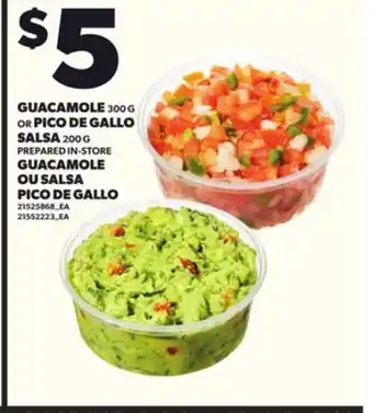 Independent Grocer GUACAMOLE 300 G OR PICO DE GALLO SALSA 200 G offer