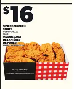 Independent Grocer 9 PIECE CHICKEN STRIPS, 320 G offer