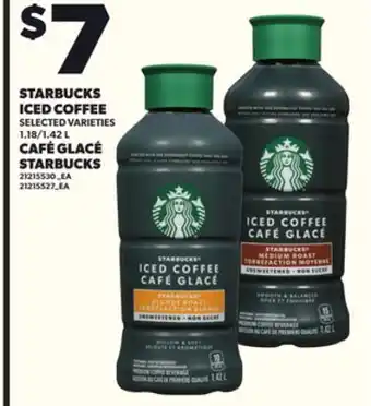 Independent Grocer STARBUCKS ICED COFFEE, 1.18/1.42 L offer