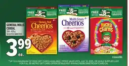 Metro GENERAL MILLS CEREAL offer