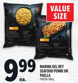 Metro MARINA DEL REY SEAFOOD PENNE OR PAELLA offer