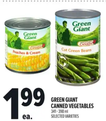 Metro GREEN GIANT CANNED VEGETABLES offer