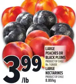 Metro LARGE PEACHES OR BLACK PLUMS offer