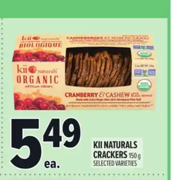 Metro KII NATURALS CRACKERS offer