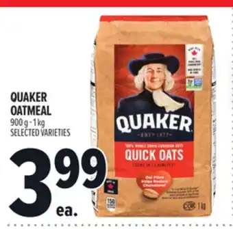 Metro QUAKER OATMEAL offer