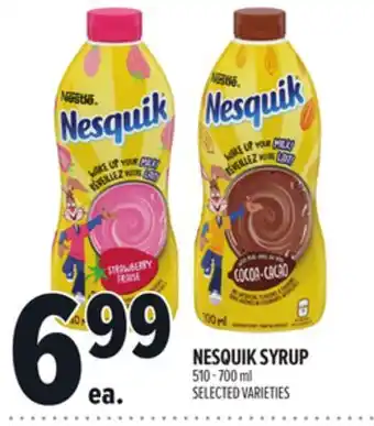 Metro NESQUIK SYRUP offer