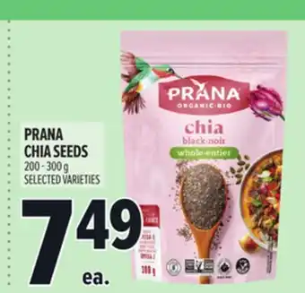 Metro PRANA CHIA SEEDS offer