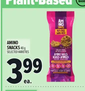 Metro AMINO SNACKS offer