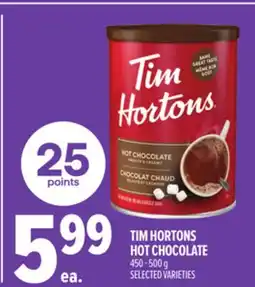 Metro TIM HORTONS HOT CHOCOLATE offer