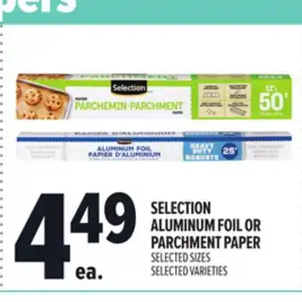 Metro SELECTION ALUMINUM FOIL OR PARCHMENT PAPER offer