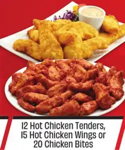 Metro 12 HOT CHICKEN TENDERS, 15 HOT CHICKEN WINGS OR 20 CHICKEN BITES offer