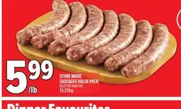 Metro STORE MADE SAUSAGES VALUE PACK offer