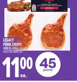 Metro LEGACY PORK CHOPS offer