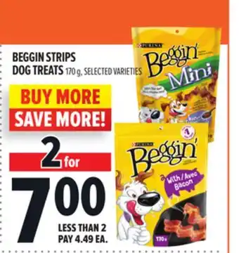 Metro BEGGIN STRIPS DOG TREATS offer