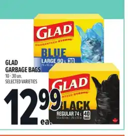 Metro GLAD GARBAGE BAGS offer