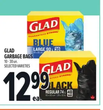 Metro GLAD GARBAGE BAGS offer